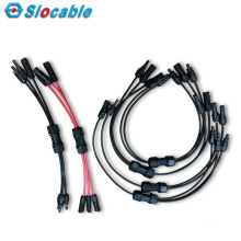 Slocable Hot Selling OEM 6mm2 4mm2 Y Type Connection Branch Cable Lead PV Cable Assembly